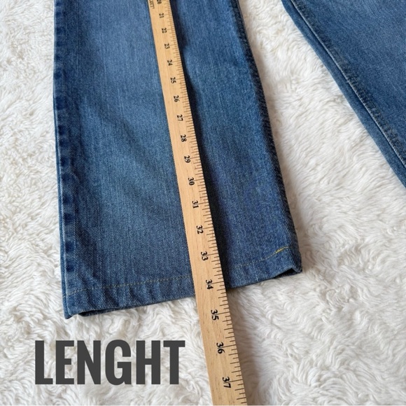 VTG POLO Ralph Lauren Woman Blue Denim Straight Fit Jeans US6 Y2K 90s Western - Picture 9 of 11